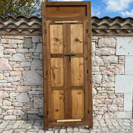 Porte marocaine - Tribal - bois massif de cèdre -