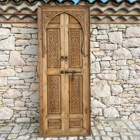 Porte marocaine Daw - bois de cèdre -