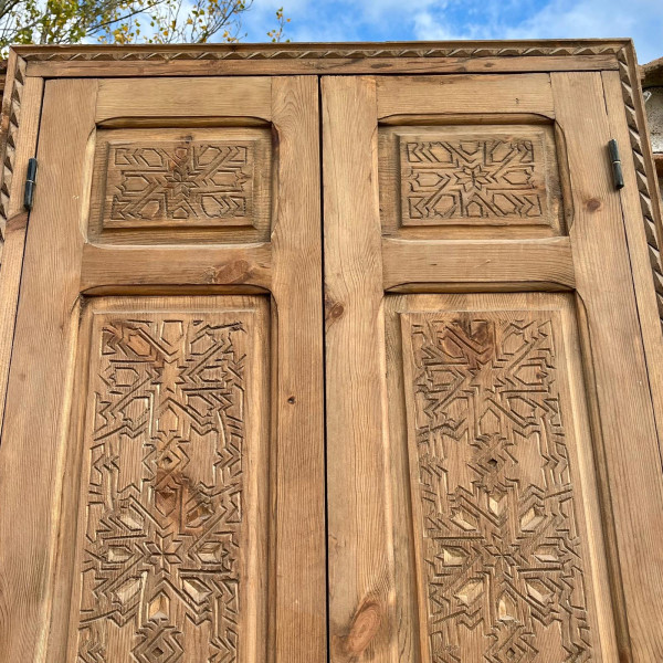 Porte marocaine Najm - bois de cèdre -