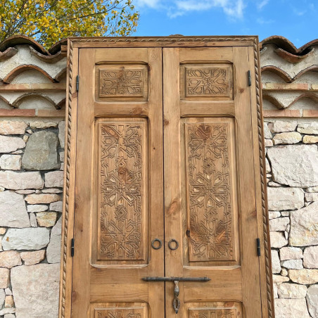 Porte marocaine Najm - bois de cèdre -