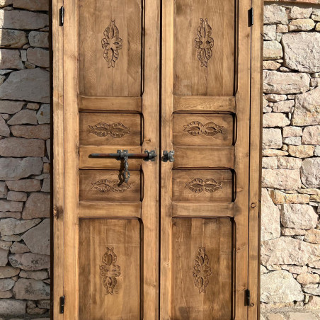 Porte marocaine Qalea - bois de cèdre -