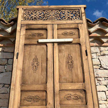 Porte marocaine Qalea - bois de cèdre -