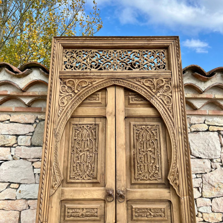 Porte marocaine Qalea - bois de cèdre -