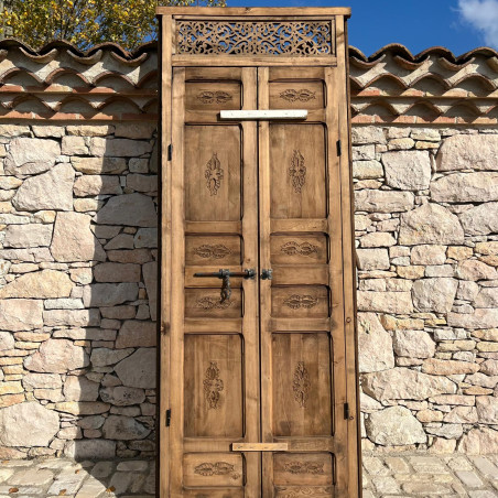 Porte marocaine Qalea - bois de cèdre -