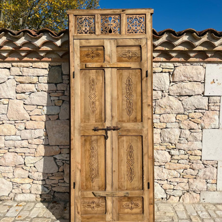 Porte marocaine Khiata - bois de cèdre -