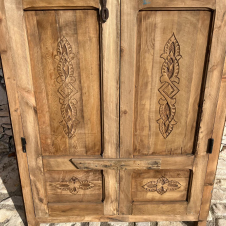 Porte marocaine Khiata - bois de cèdre -