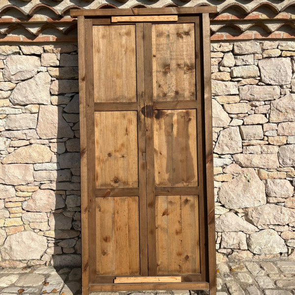 Porte marocaine Berbere - bois de cèdre -