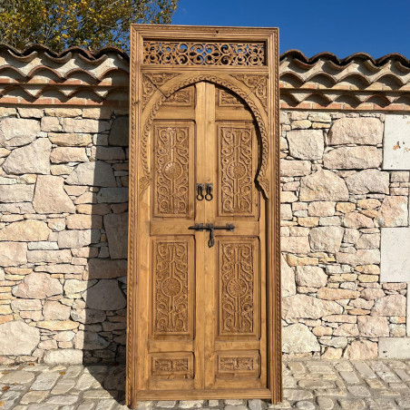 Porte marocaine Warada - bois de cèdre -