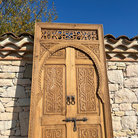 Porte marocaine Warada - bois de cèdre -