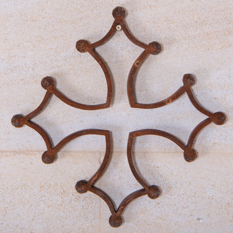 Croix Occitane - Fer Forgé - 40/40cm -