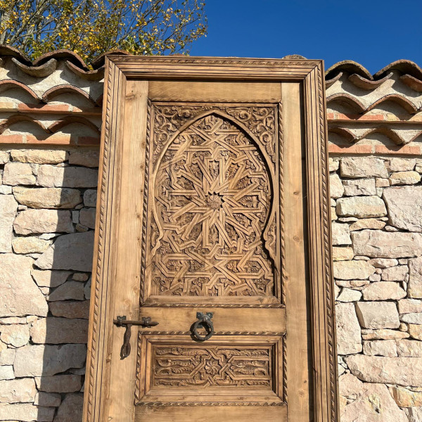 Porte marocaine Fare - bois de cèdre -