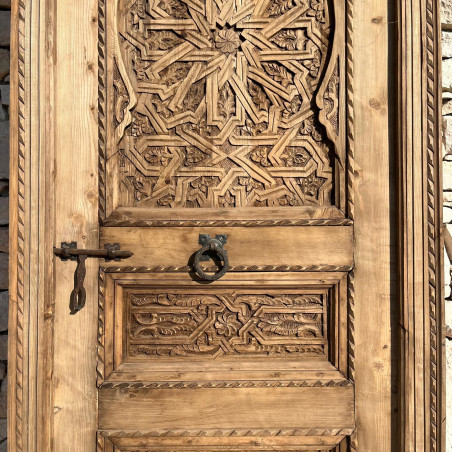 Porte marocaine Fare - bois de cèdre -