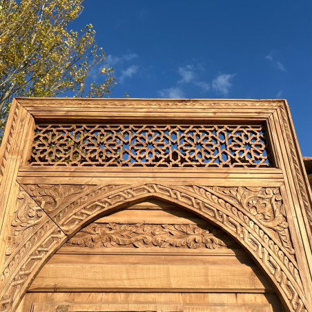 Porte marocaine Kuzmu - bois de cèdre -