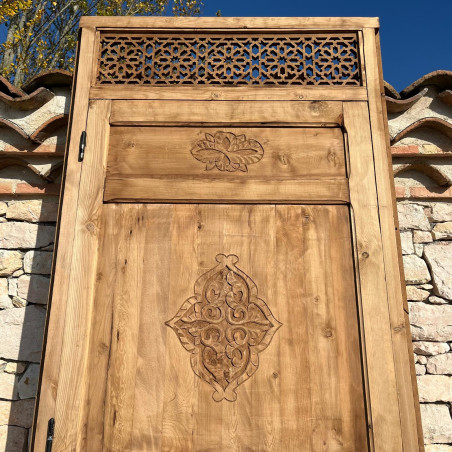 Porte marocaine Kuzmu - bois de cèdre -