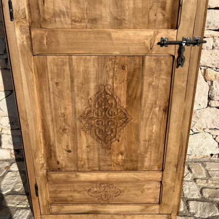 Porte marocaine Kuzmu - bois de cèdre -