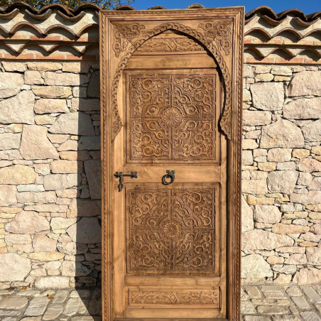 Porte marocaine Almas - bois de cèdre -