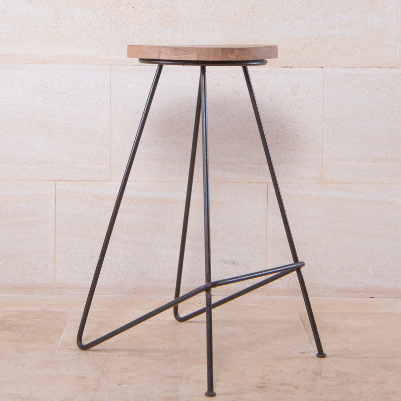 Tabouret - Métal - E3 - ⌀ 35cm - Hauteur 71cm -