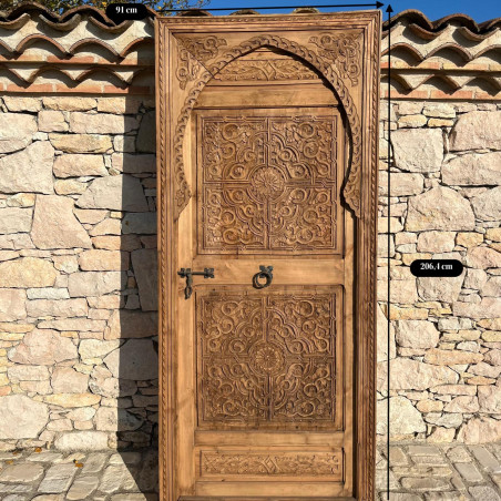 Porte marocaine Almas - bois de cèdre -