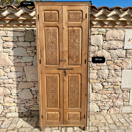 Porte marocaine Najm - bois de cèdre -