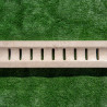 Caniveau Travertin premier choix Mix Beige - 61 x13,5 x 3 cm - Vieillie - Caniveau Travertin premier choix Mix Beige - 61 x13,5 x 3 cm - Vieillie -