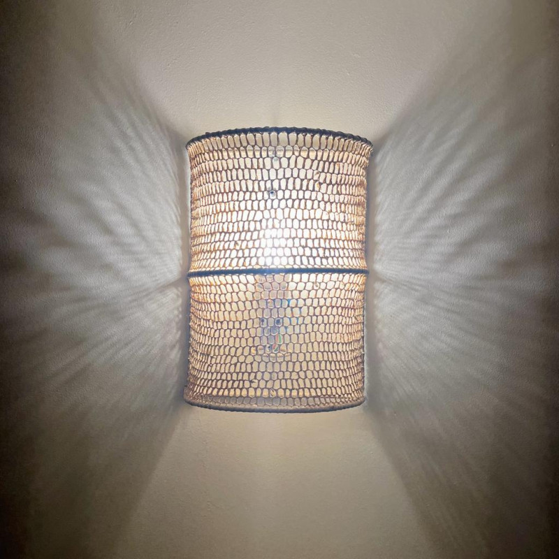 Applique Raphia - Maya - 30 x 22 cm -