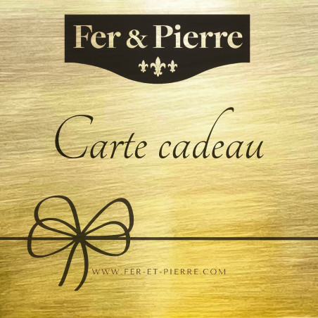 Carte cadeau Fer et Pierre -