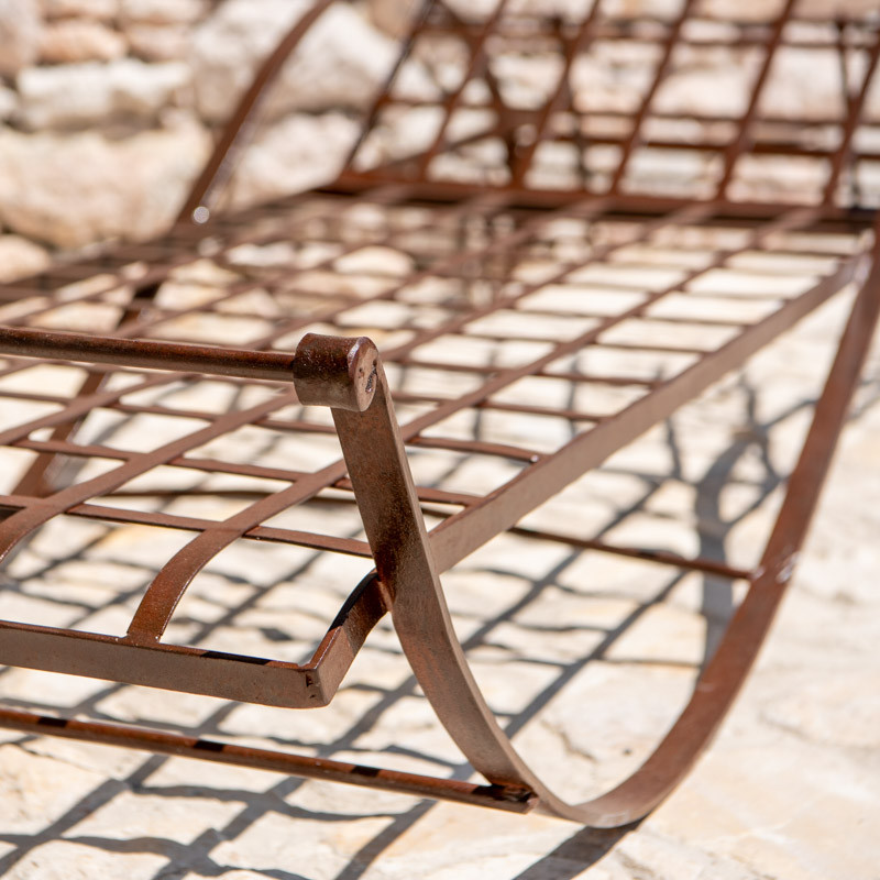 Bain de soleil - Fer Forgé - Massif XXL -