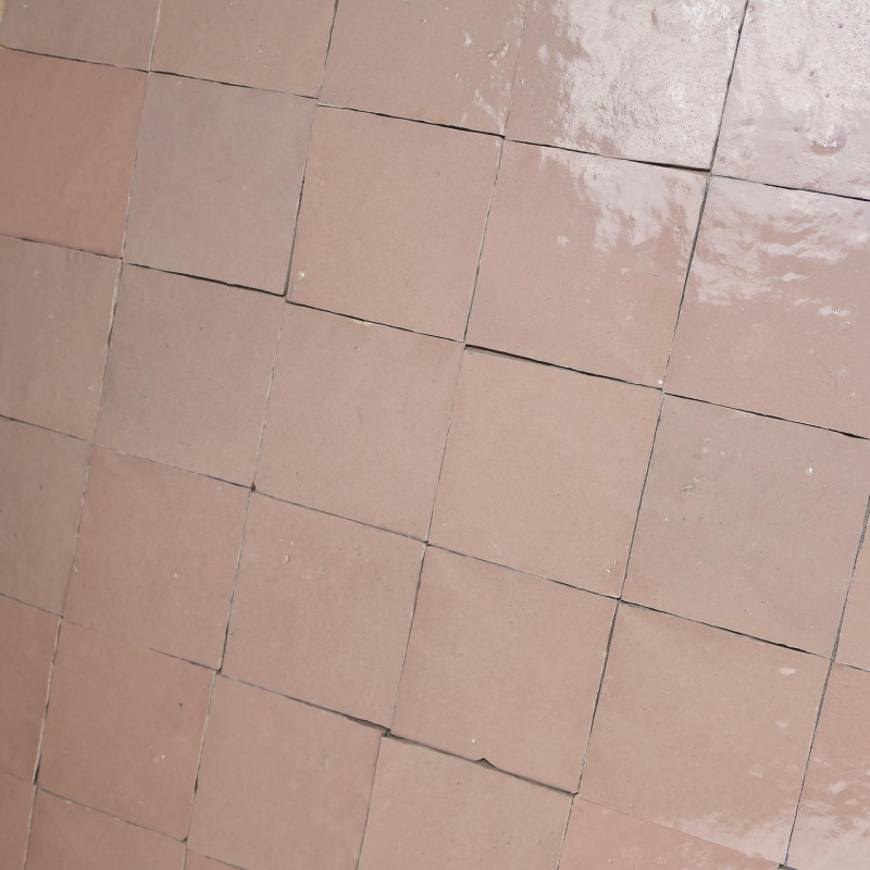 Carrelage - Véritable Zellige de Fès - Opaline -