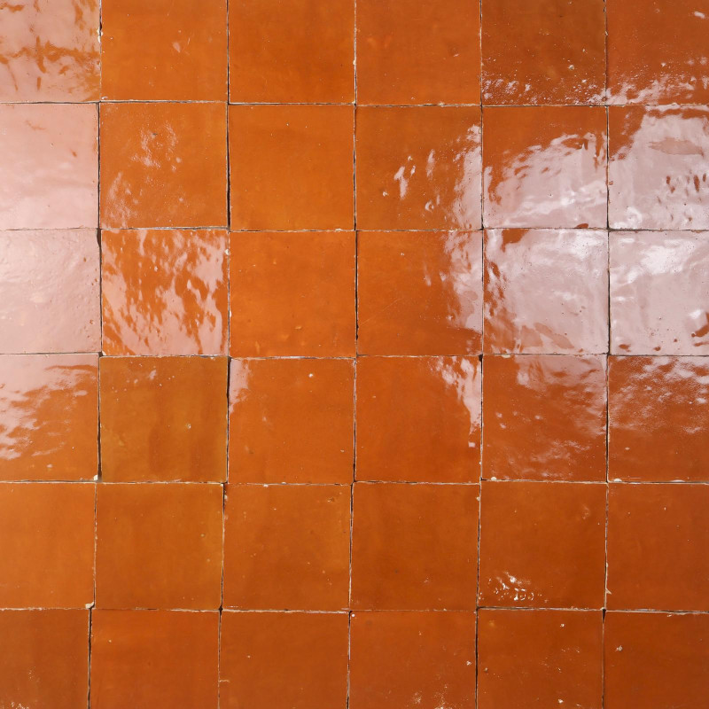 Carrelage - Véritable Zellige de Fès - Caramel -