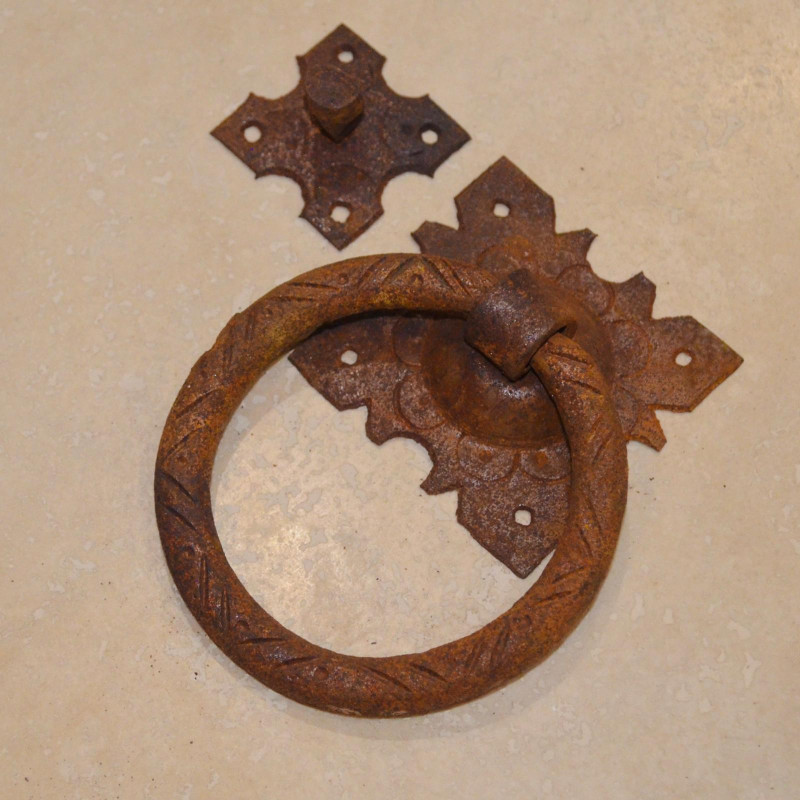 Heurtoir artisanal Rond - Fer Forgé - Disponible en 2 tailles -