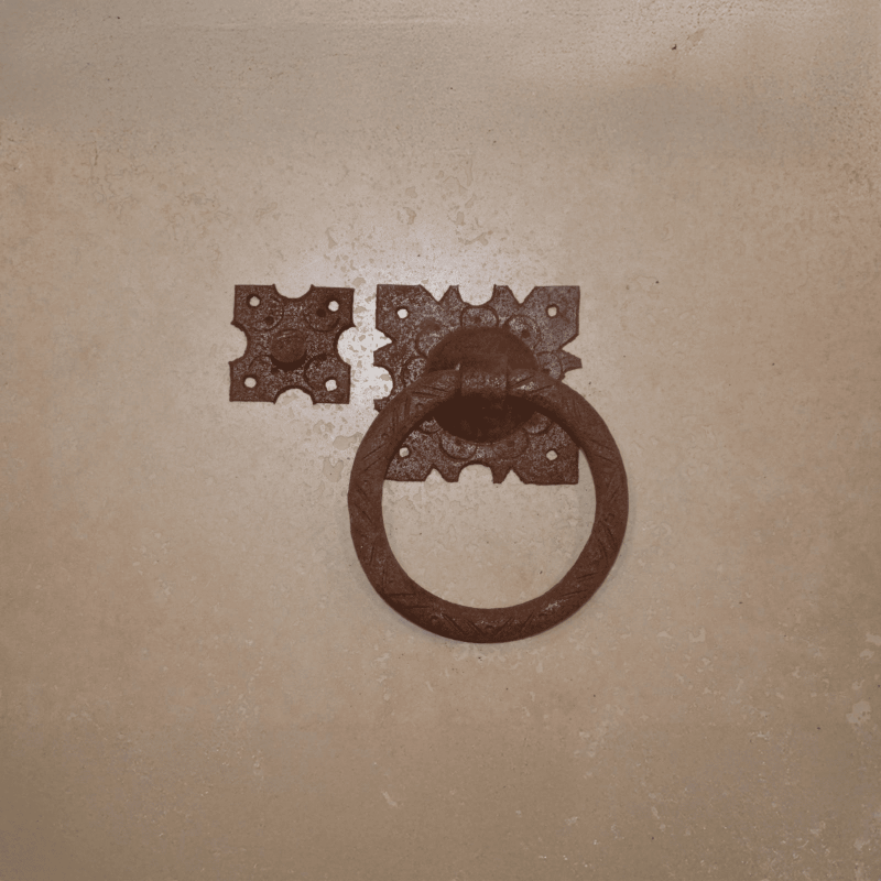 Heurtoir artisanal Rond - Fer Forgé - Disponible en 2 tailles -