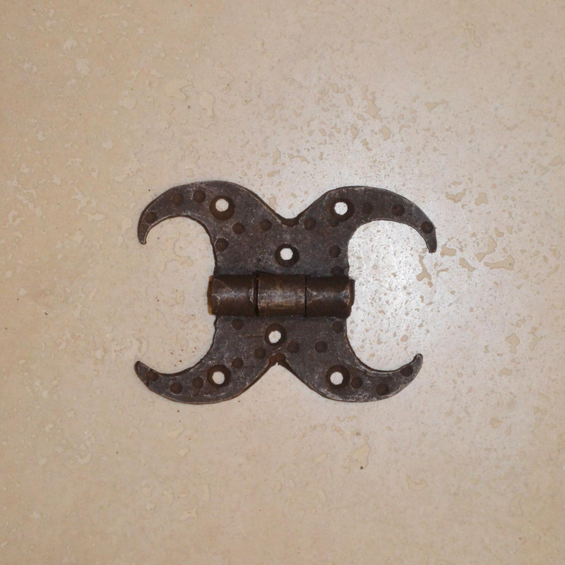 Charnière artisanale Moustache - Fer Forgé -