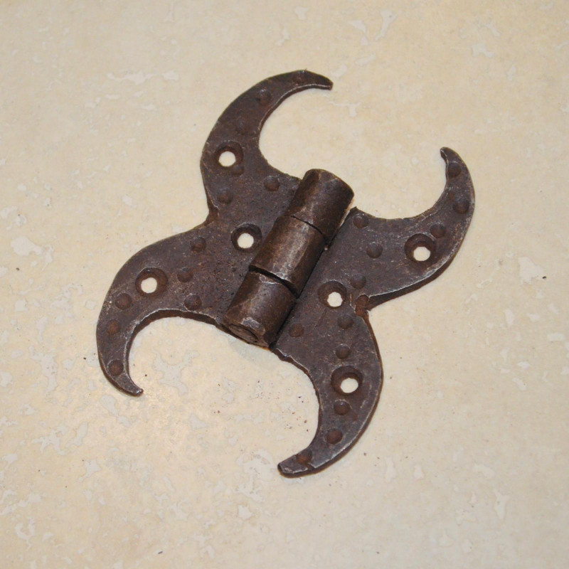 Charnière artisanale Moustache - Fer Forgé -