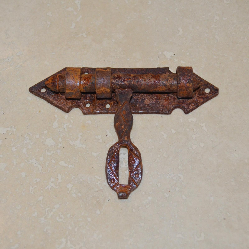 Targette pour cadenas Artisanale - Fer Forgé - Plusieurs tailles disponibles -