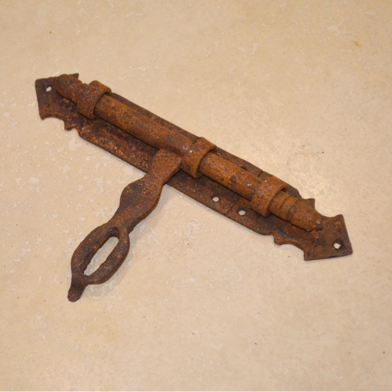 Targette pour cadenas Artisanale - Fer Forgé - Plusieurs tailles disponibles -