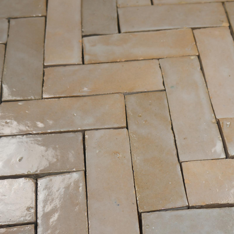 Véritable Bejmat de Fès - Sable -