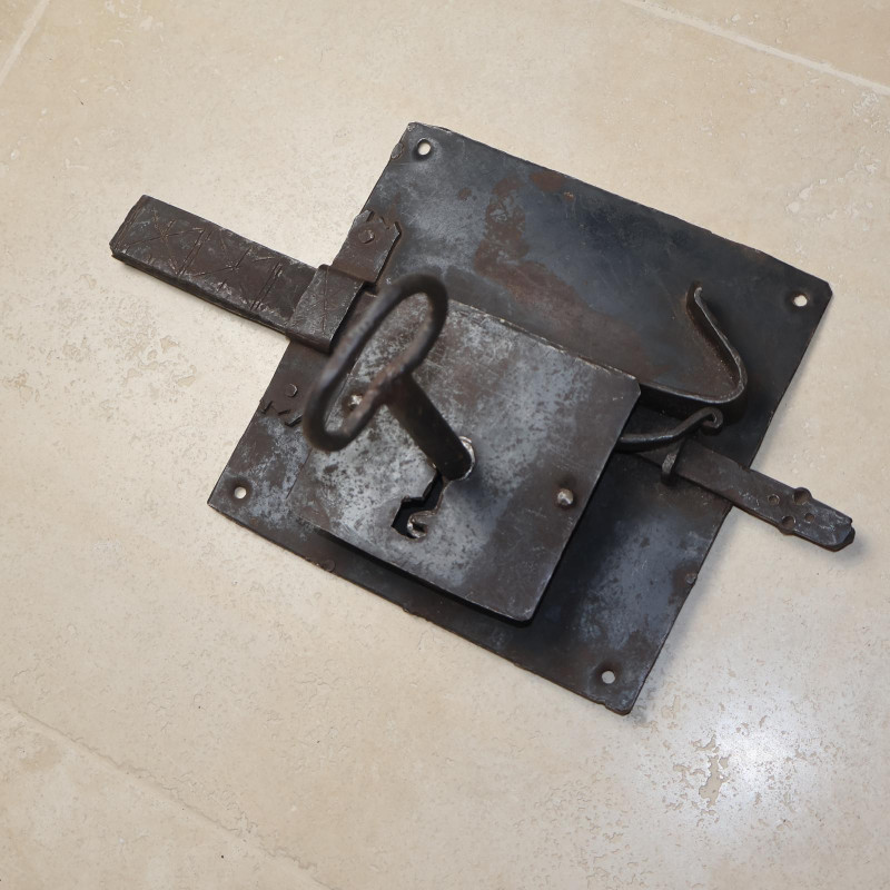 Serrure Artisanale en fer massif - 2 tailles disponibles -