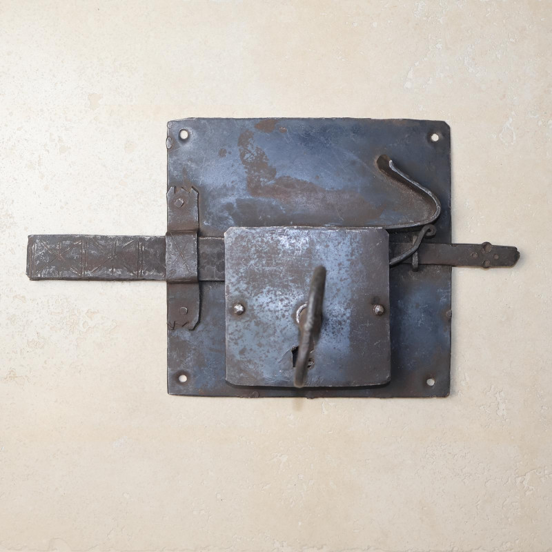 Serrure Artisanale en fer massif - 2 tailles disponibles -