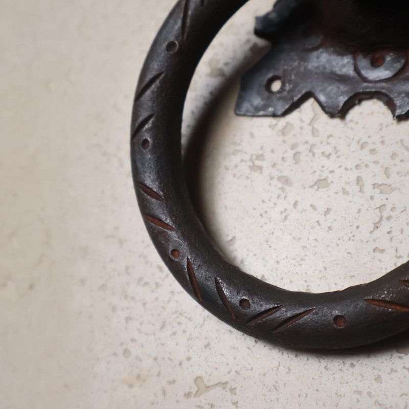 Heurtoir artisanal Rond - Fer Forgé - Disponible en 2 tailles -