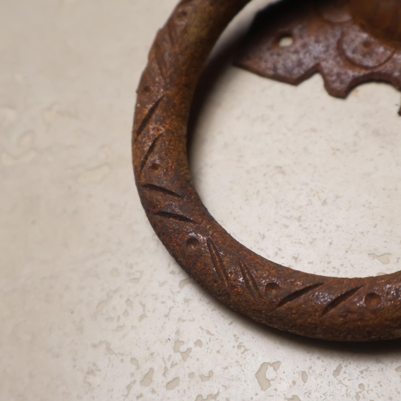 Heurtoir artisanal Rond - Fer Forgé - Disponible en 2 tailles -