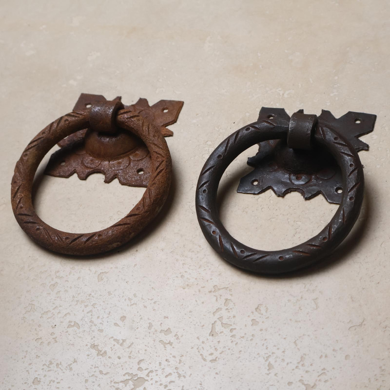 Heurtoir artisanal Rond - Fer Forgé - Disponible en 2 tailles -