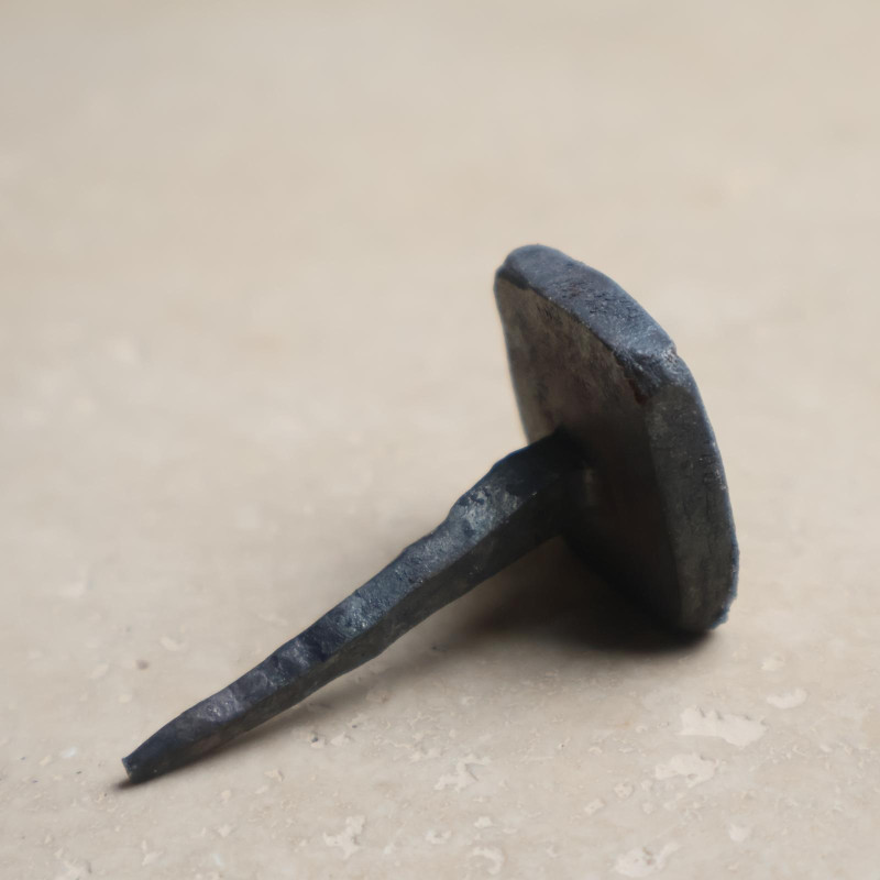 Clou artisanal Moyen Age - Fer Forgé - 25 x 25 mm - Longueur 40 mm -