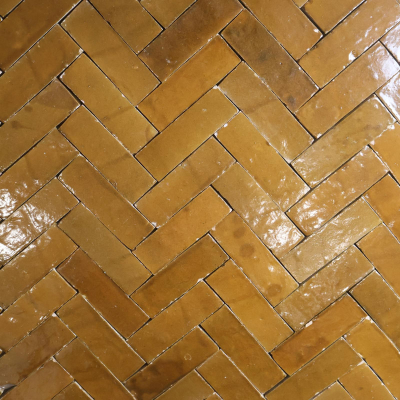 Véritable Bejmat de Fès - Moutarde -