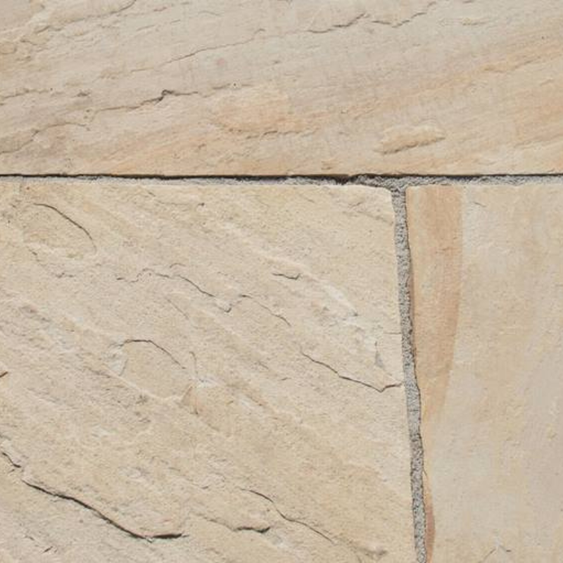 Dallage Kandla - Beige - 60x90cm - Epaisseur 2cm - Clivée -