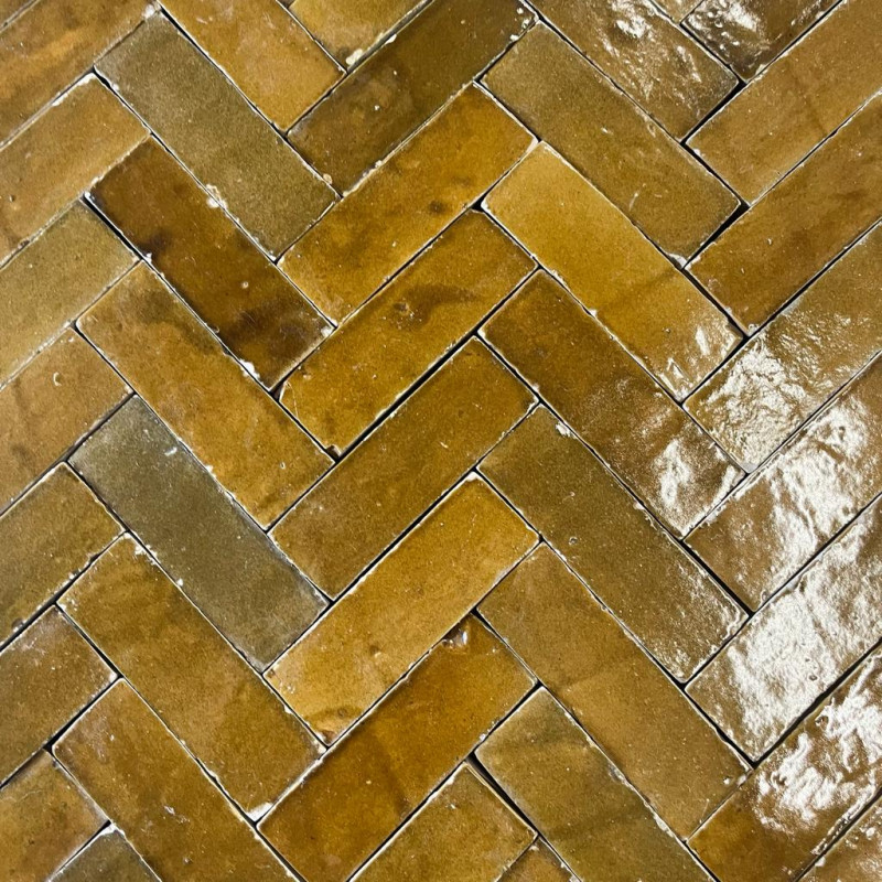 Véritable Bejmat de Fès - Moutarde -