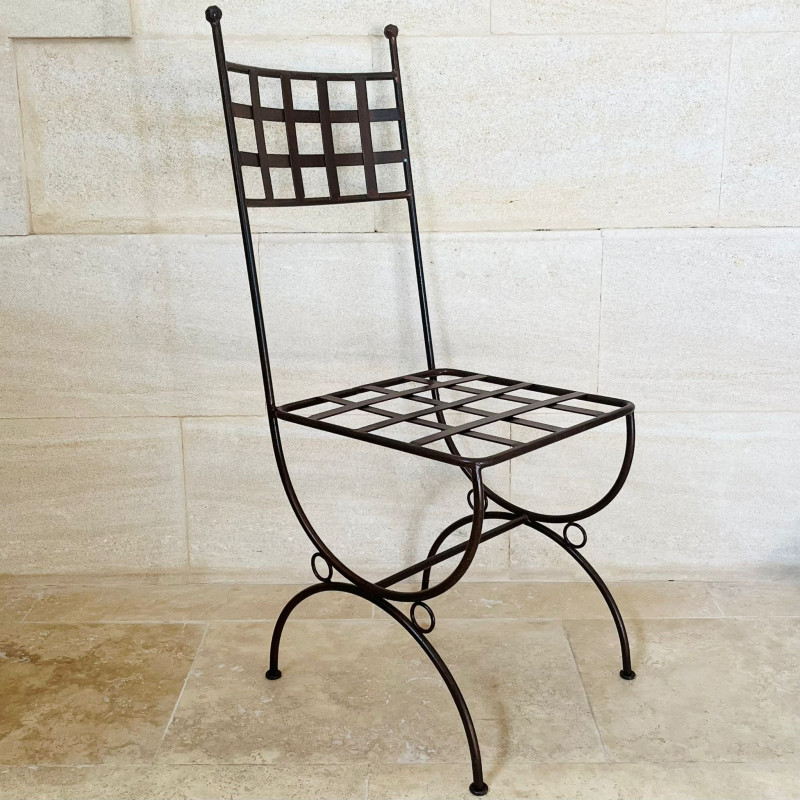Chaise en fer forgé - Mini Provence -