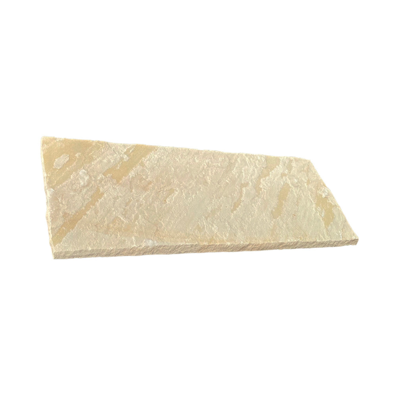 Pas Japonais Grès d'Inde - Beige - 80x30cm - Ep 3/5cm - Paillis -