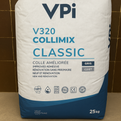 Mortier Colle Collimix Classic - Grise - 25 kgs - V320 -