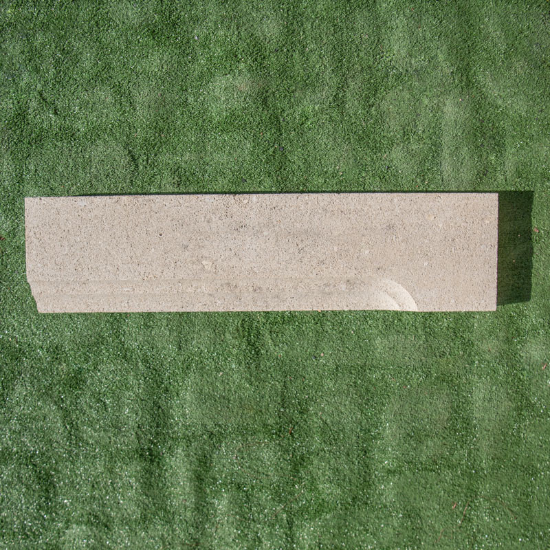 Encadrement Mouluré Retour Droit - 80/20cm - Epaisseur 6cm - Pierre de Sireuil -
