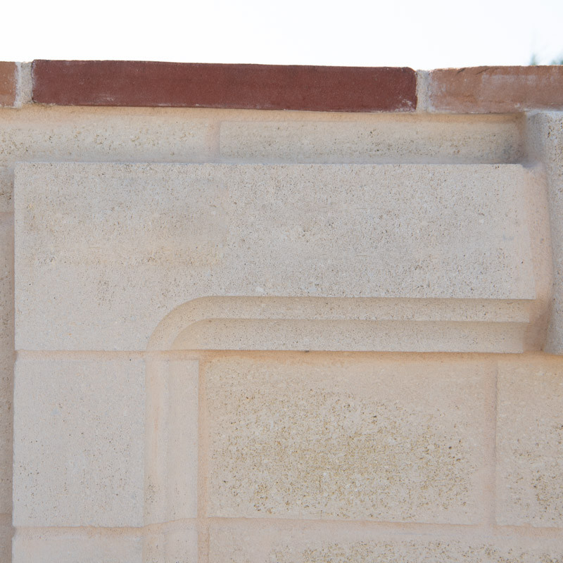 Encadrement Mouluré Retour Gauche - 80/20cm - Epaisseur 6cm - Pierre de Sireuil -